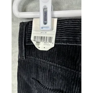 Levi's‎ Women's Corduroy Black Pants 29x30 Casual Straight Winter thumbnail 4