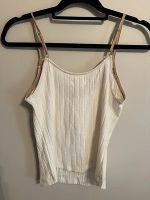 Blu Pepper white lace tank top thumbnail 2