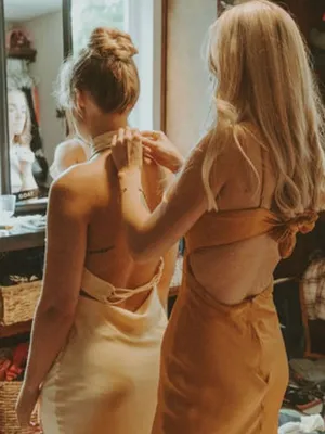 Bardot Malinda Satin Backless Midi Dress thumbnail 5
