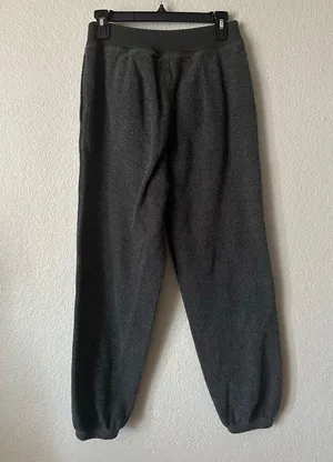 Aerie Sherpa Fleece Corset Jogger Dark Gray Size Small thumbnail 3