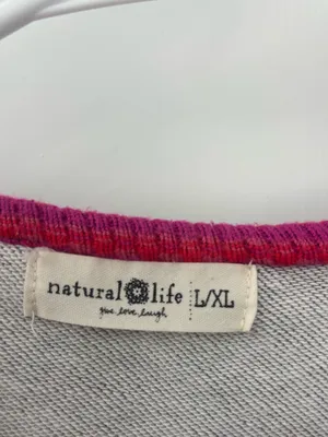 Natural life knit trim sweatshirt thumbnail 5