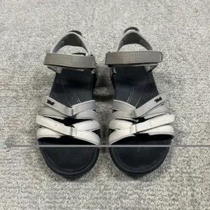 Teva Tirra Sandals Womens 8 Gray Shock Pad Strappy Water Hiking thumbnail 3