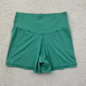 Aerie Offline Crossover Biker Shorts High Rise 3" Kelly Green Athletic Women XL thumbnail 2