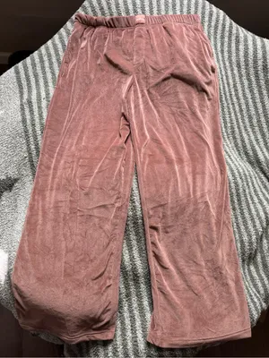 Brown Corduroy Elastic Waist Pants thumbnail 1