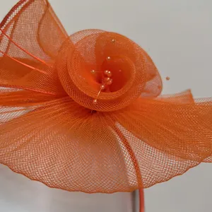 Derby Floral headband, add to a hat. Kentucky Derby piece thumbnail 3