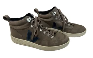 Veja Roraima Brown‎ Nubuck Leather High Top Sneakers Mens 7 Womens 9 thumbnail 1