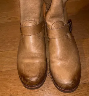 Frye Veronica short camel rugged riding Boot thumbnail 5