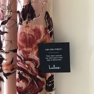 Composed Beauty Blush Pink Burnout Velvet Floral Midi Dress, NWT thumbnail 11