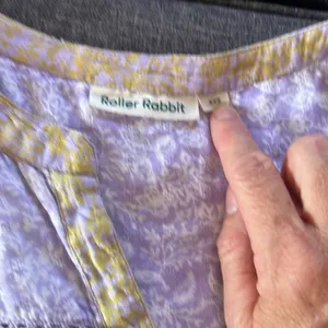 Roller Rabbit Lavender and Mint Midi Dress size XXS thumbnail 5