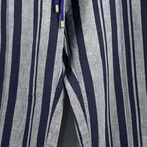 Brooks Brothers 346 Pants Women 14 Striped Wide Leg Linen Blend Casual thumbnail 6