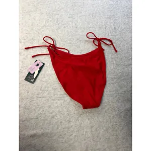 Wild Fable Womens Red Extra High Leg Side Tie Bikini Bottom‎ Large 12-14 NWT thumbnail 2