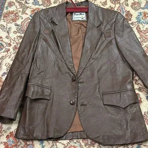 Vintage Pioneer Wear leather jacket thumbnail 1