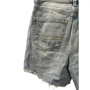 American Eagle Mom Jean Denim Shorts Size 4 Light Wash Blue Cut Offs Casual thumbnail 7