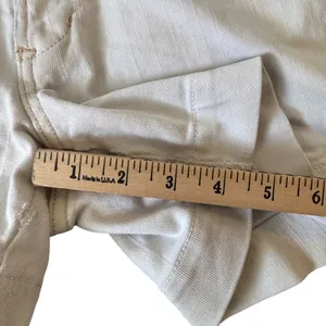 Y2K Old‎ Navy White Denim Shorts Mid Rise Stretch Cotton 4 Summer Beach Casual thumbnail 8