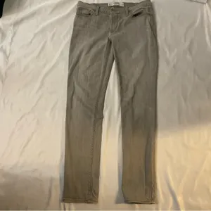 Abercrombie & Fitch Gray Perfect Stretch Denim Jean 4/27 Casual Classic Comfy thumbnail 3
