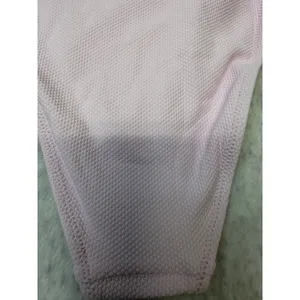 PacSun Swim Eco Pink Textured Side Tie Bikini‎ Bottoms Gold Beads L Large NEW thumbnail 6