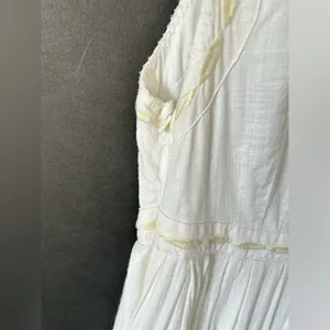 Free People Delightful Birds of Feather Dress in white Sz 4 thumbnail 6