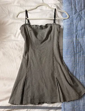 ZARA Gingham mini Dress thumbnail 1