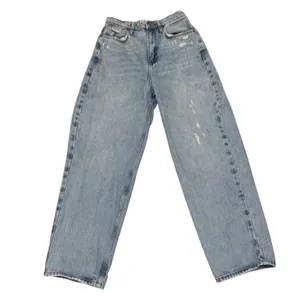 Free People We The Free Frank Distressed Denim Dad Jean 26 thumbnail 4