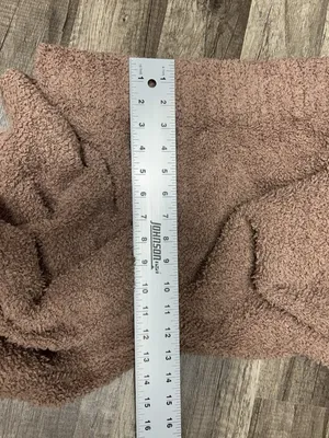 Skims Cozy Collection Pants S/M Small Medium Brown Teddy Knit Straight Leg thumbnail 9