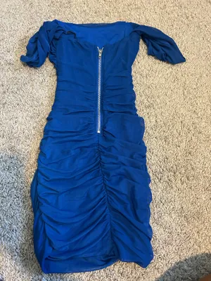 Hello Molly Royal Blue Homecoming Dress thumbnail 3