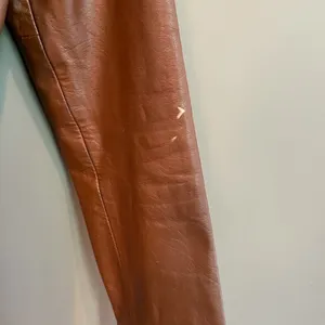 Vero Moda Button Leather Jacket Brown Size‎ Medium thumbnail 5