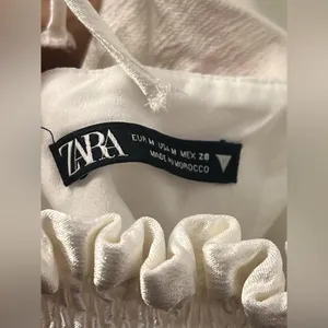 Zara Satin Effect cropped Top with Tie shoulders thumbnail 10