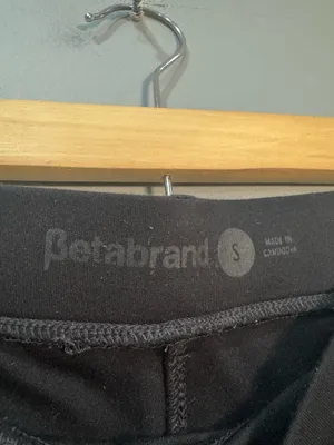 Black Betabrand Cropped Stretch Yoga Work Pants Size S EUC thumbnail 5