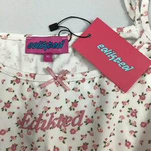 Edikted Floral Tank Top With Bow detail XL Juniors NEW! thumbnail 3