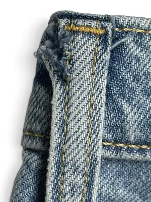 GAP Baggy Mid Rise Jeans Women’s 28/6 Regular Light Wash Wide Leg NWT $79.95 thumbnail 9