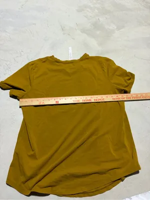 Lululemon Crew Neck T-Shirt in Mustard 10 thumbnail 7