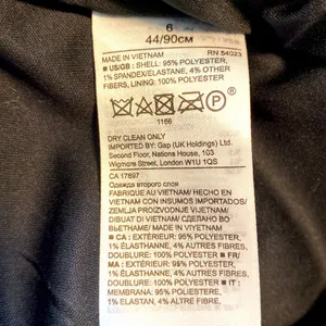 Banana Republic || Black/grey/silver print lined pencil skirt with side zipper thumbnail 5