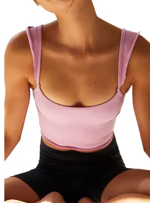 Free People Movement Free Throw Ruffle Longline Bralette thumbnail 1