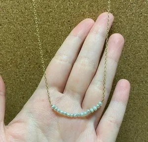 Dainty Pearl Necklace thumbnail 1