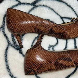 Talbots Size 8 Snakeskin Kitten Heels thumbnail 9