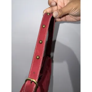 Vintage Y2K-era XOXO Red Mini Shoulder Bag Purse Gold Accents P thumbnail 2