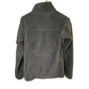 Patagonia Re-Tool snap T fleece pullover gray women's size large 25442 thumbnail 2