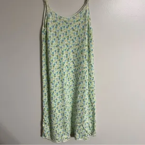Women's Zara Floral Print Tight Knit Tank Dress Size Small‎ Viscose thumbnail 3