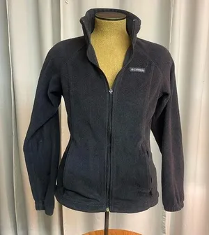 women’s black zip up size medium thumbnail 1