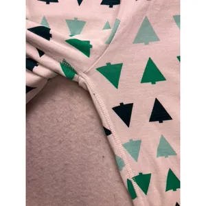 Primary‎ Pajama Pants Unisex Medium White Green Organic Cotton Tree Print thumbnail 6