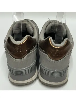 New Balance 574 Shoes Womens Size 8.5 Gray Bronze Cushioned WL574VJB Sneakers thumbnail 4
