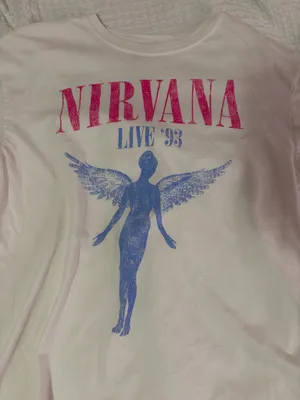 Nirvana tee shirt White thumbnail 2