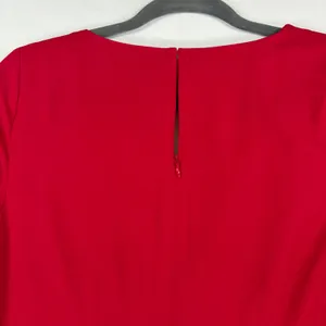 Red Wild Fable Small Dress Mini Ruffle Bell Sleeve Ties Small Festive Holiday‎ thumbnail 12