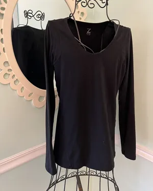 ZELLA black‎ long sleeve athletic XS Comfort shirt thumbnail 1