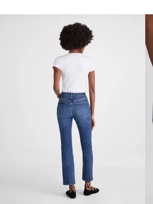 Madewell The Vintage Flare Crop Jean in Larkwood Wash Size 29 thumbnail 3
