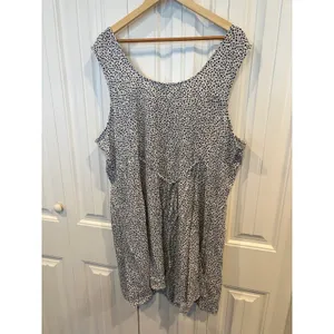 Old Navy White And‎ Blue Floral Dress Size XXL thumbnail 2