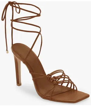 Strappy Brown heels Size 6.5 thumbnail 1
