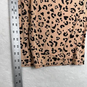 Victoria's Secret Heavenly by Womens Leopard Heart Print Pajama Top Tan Large‎ thumbnail 16