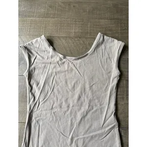 Bella Bird Women's Gray Basic Tee Tank Top‎ size Small thumbnail 6