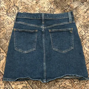 Madewell Button Front Denim Skirt thumbnail 3